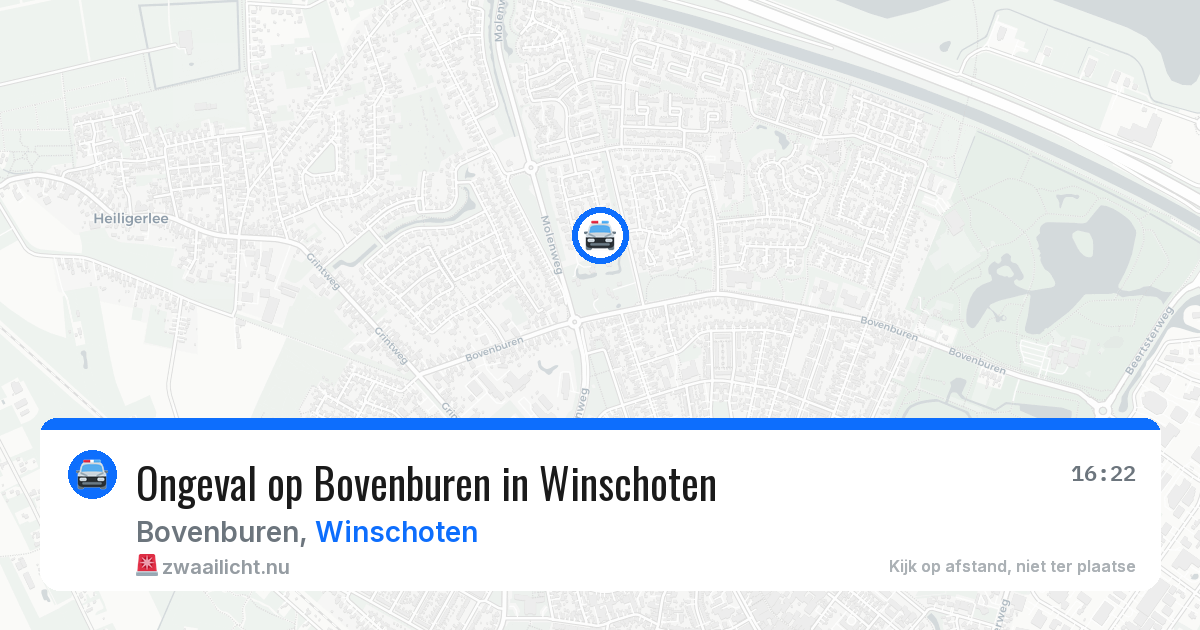 Ongeval op Bovenburen in Winschoten — 23 mei 2026