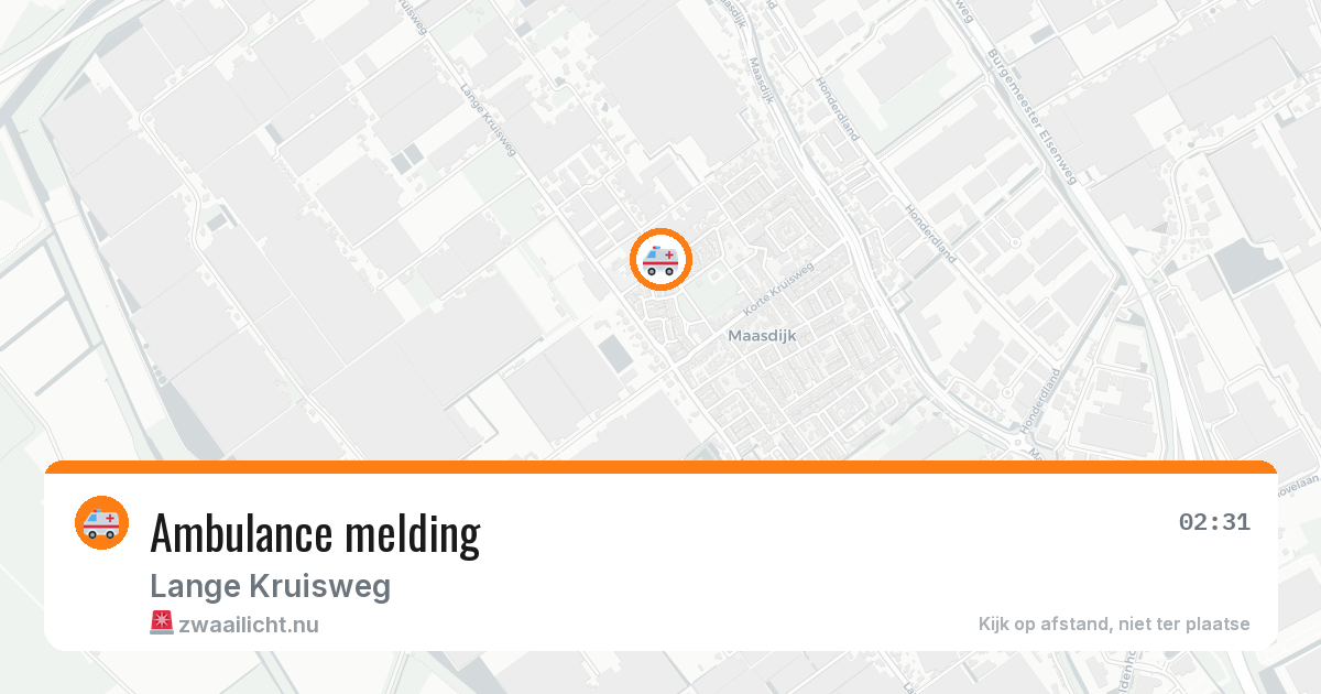 Ambulance melding — 22 jul 2026