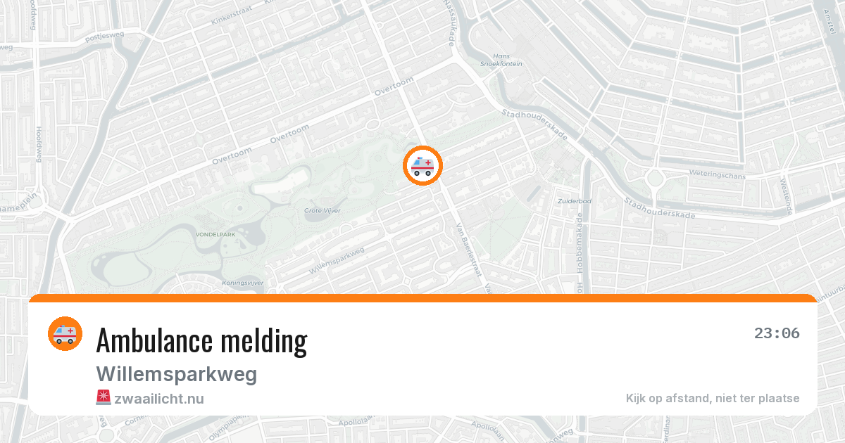Ambulance melding — 24 mrt 2026