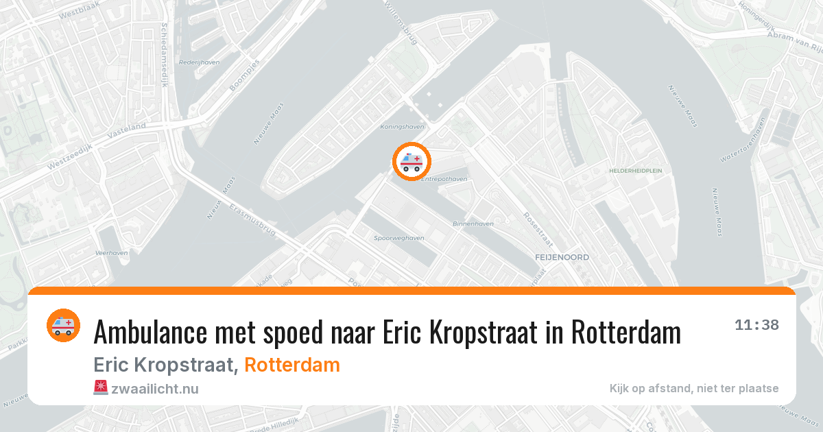 Ambulance met spoed naar Eric Kropstraat in Rotterdam — 30 mei 2026
