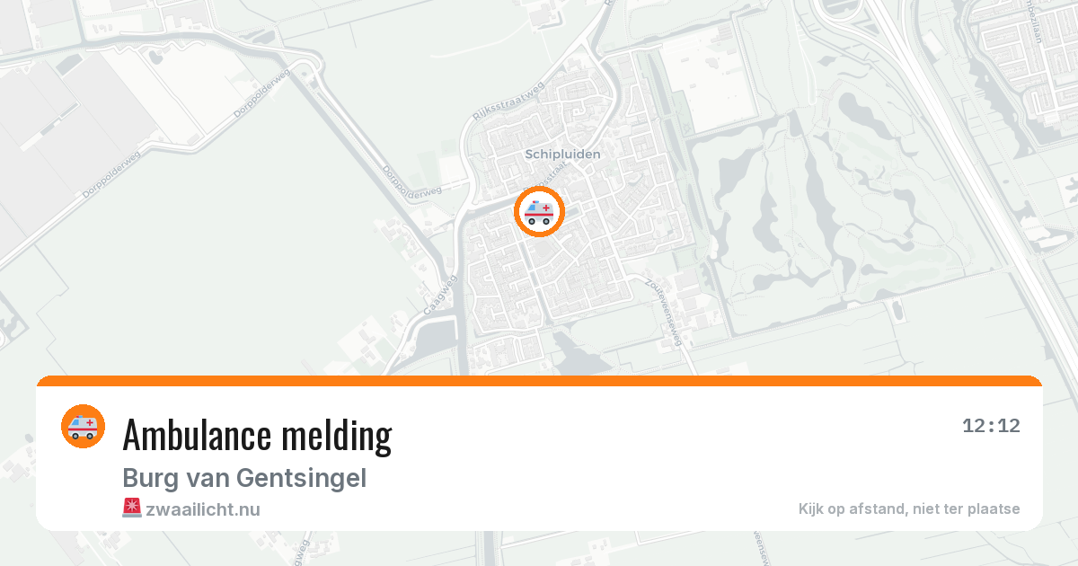 Ambulance melding — 3 jul 2026