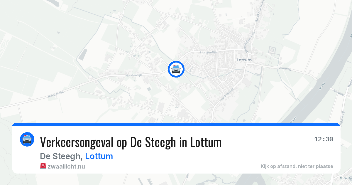 Verkeersongeval op De Steegh in Lottum — 29 mei 2026