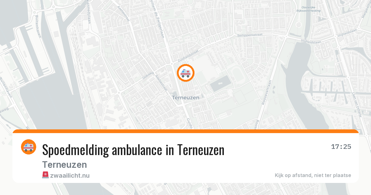 Spoedmelding ambulance in Terneuzen — 24 jan 2026