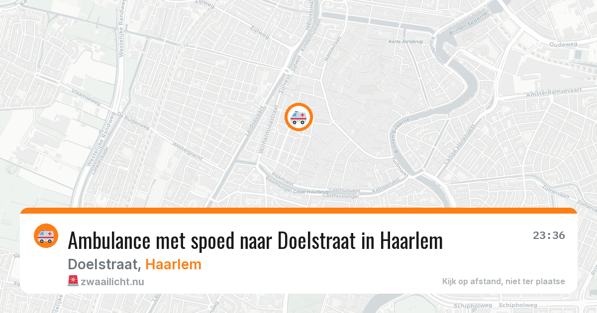 Ambulance met spoed naar Doelstraat in Haarlem — 29 mei 2026