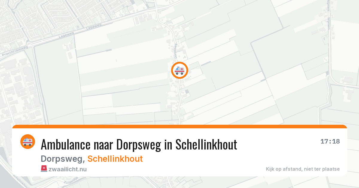 Ambulance naar Dorpsweg in Schellinkhout — 6 mei 2026