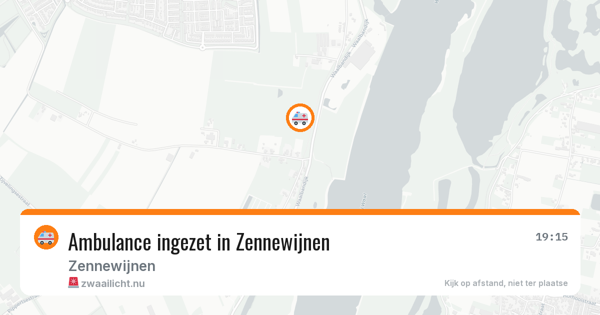 Ambulance ingezet in Zennewijnen — 17 jun 2026