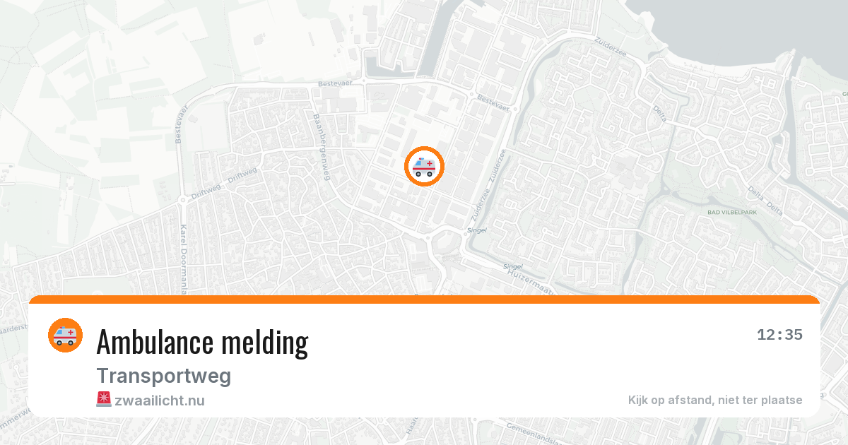 Ambulance melding — 1 apr 2026