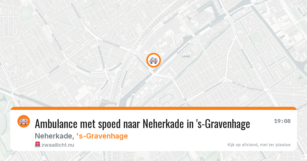 Ambulance met spoed naar Neherkade in 's-Gravenhage — 28 jan 2026