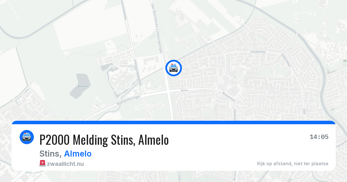 P2000 Melding Stins, Almelo — 23 feb 2026