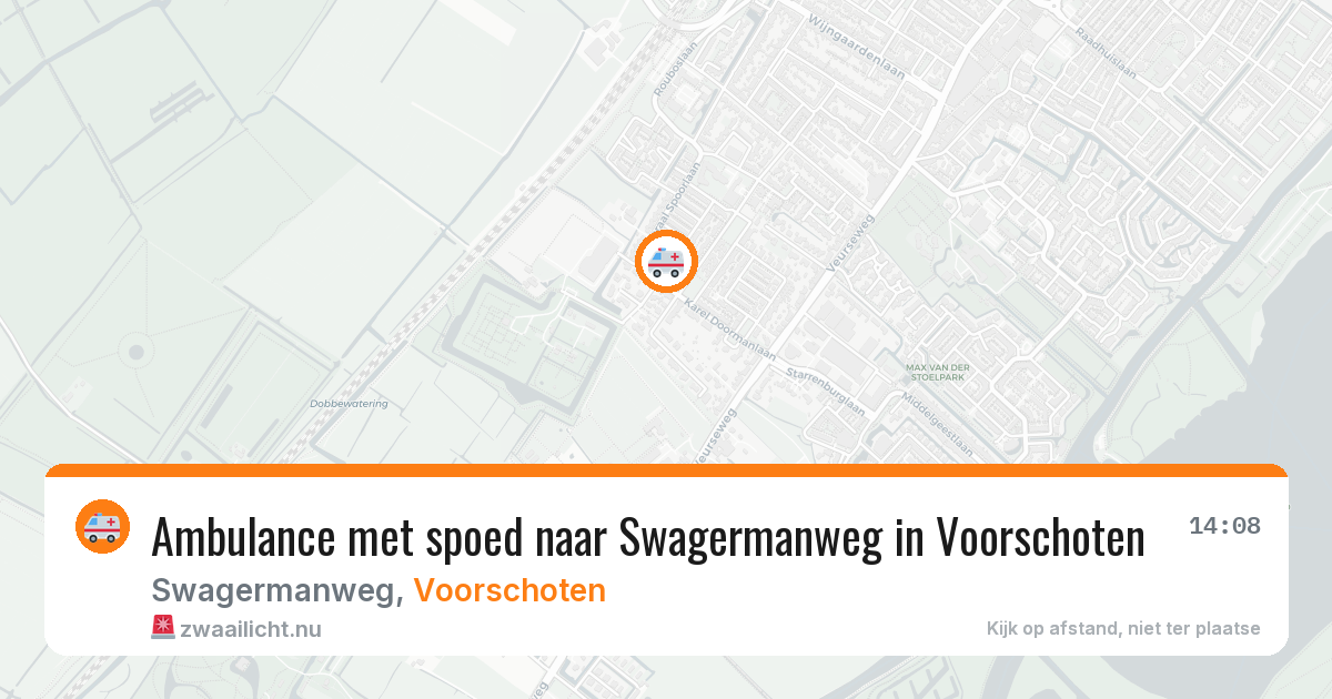 Ambulance met spoed naar Swagermanweg in Voorschoten — 26 feb 2026