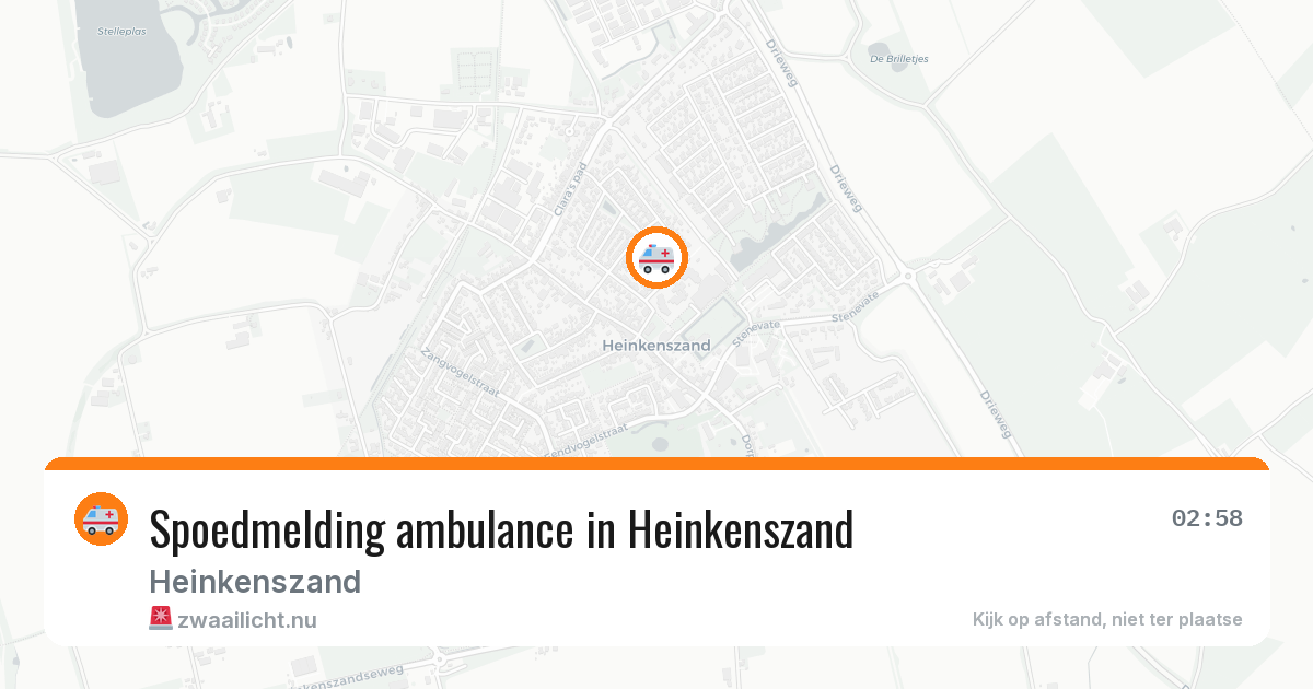 Spoedmelding ambulance in Heinkenszand — 14 jul 2026