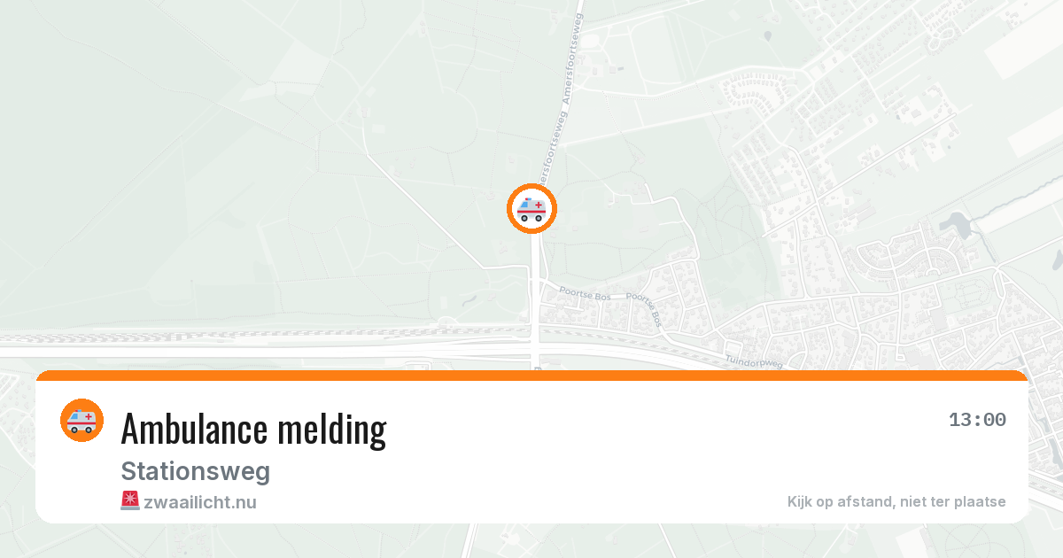 Ambulance melding — 31 jan 2026
