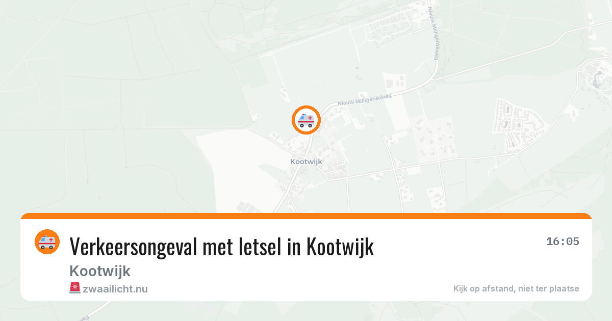 Verkeersongeval met letsel in Kootwijk — 22 jul 2026
