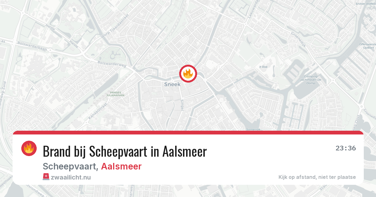 Brand bij Scheepvaart in Aalsmeer — 21 mei 2026