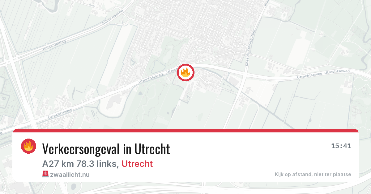 Verkeersongeval in Utrecht — 1 apr 2026
