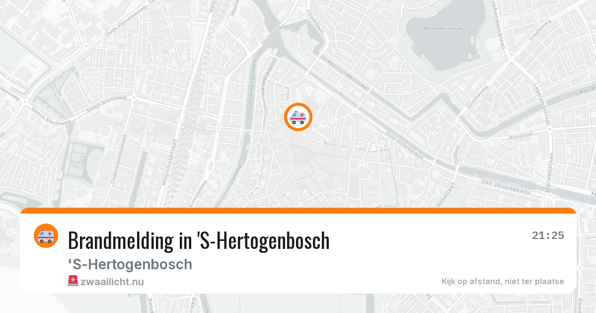 Brandmelding in 'S-Hertogenbosch — 4 jun 2026
