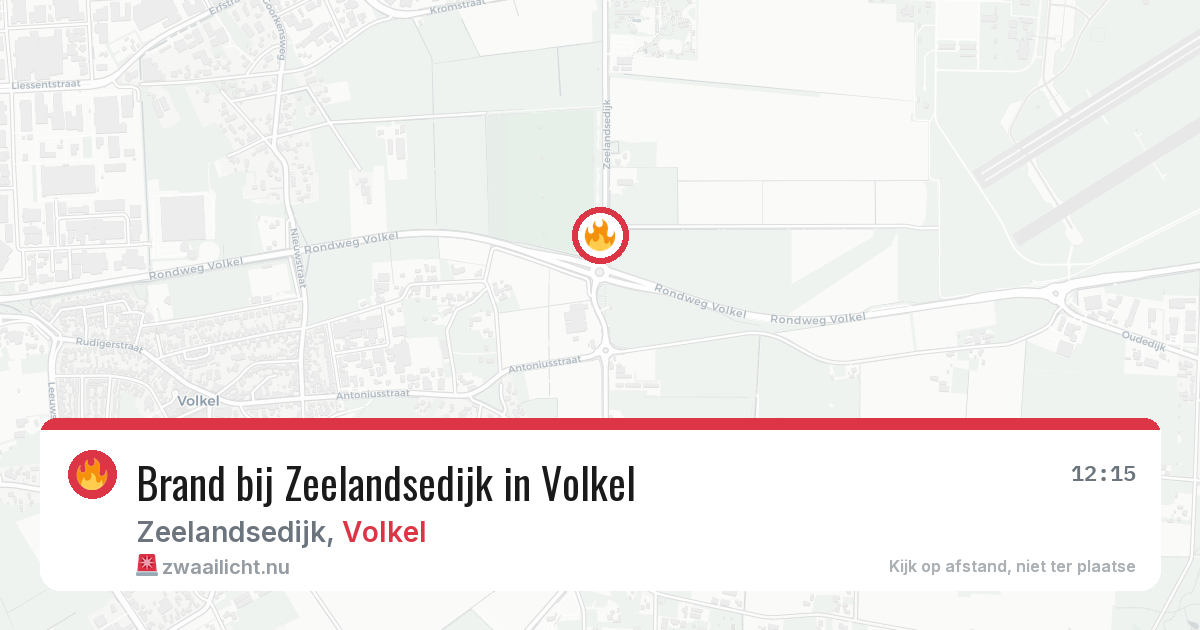 Brand bij Zeelandsedijk in Volkel — 18 feb 2026