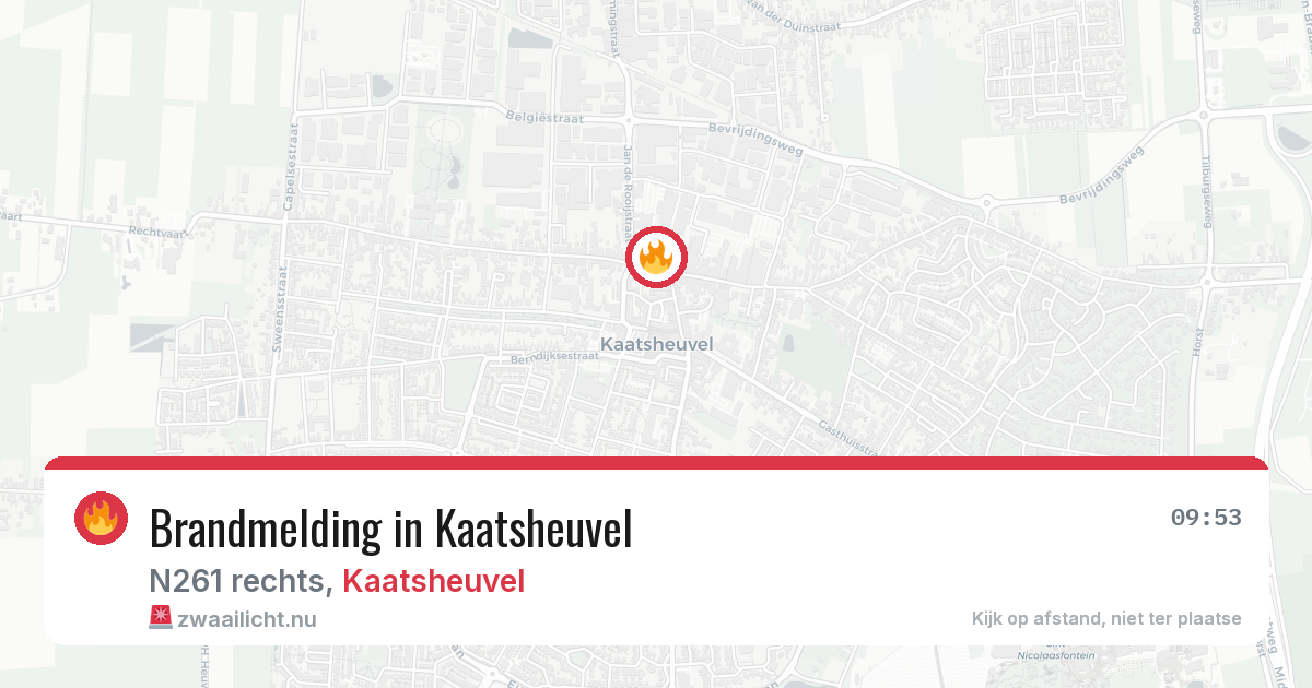 Brandmelding in Kaatsheuvel — 2 mei 2026