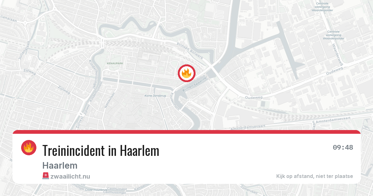 Treinincident in Haarlem — 17 jul 2026