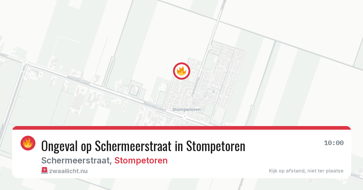 Ongeval op Schermeerstraat in Stompetoren — 4 feb 2026