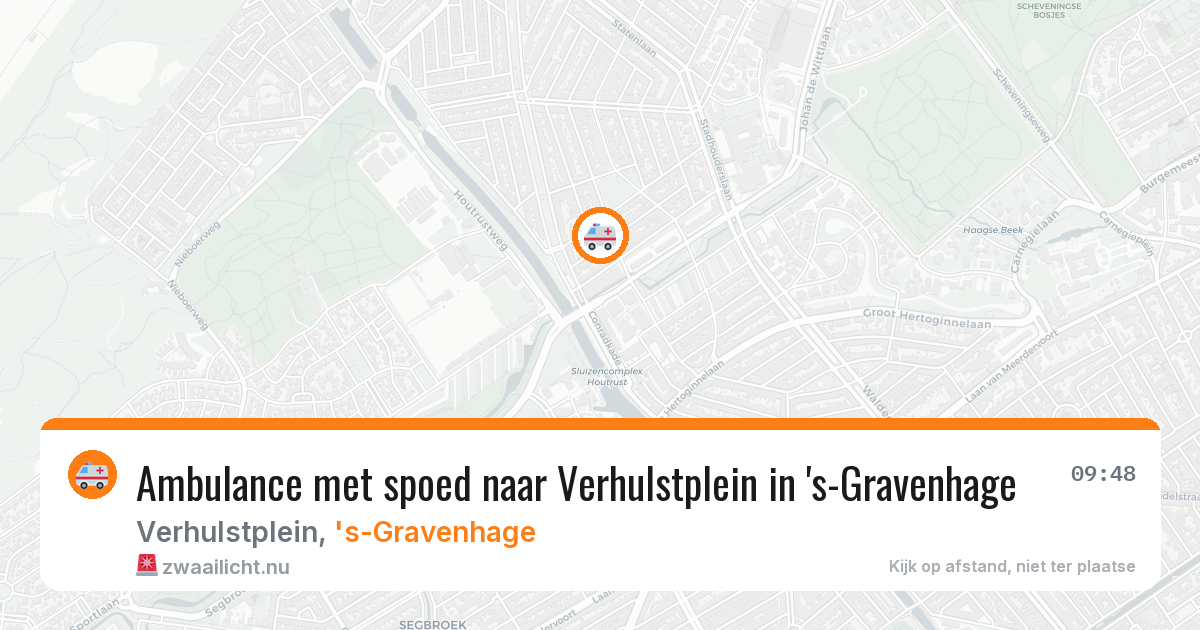 Ambulance met spoed naar Verhulstplein in 's-Gravenhage — 3 feb 2026
