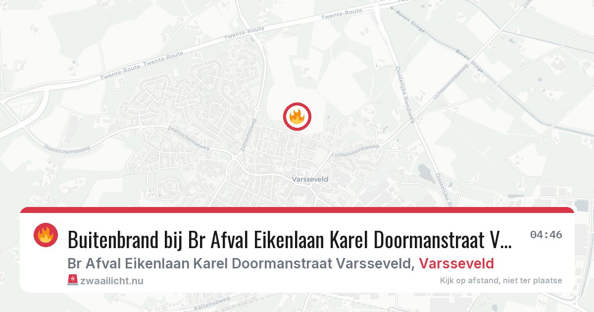 Buitenbrand bij Br Afval Eikenlaan Karel Doormanstraat Varsseveld in Varsseveld — 5 jun 2026