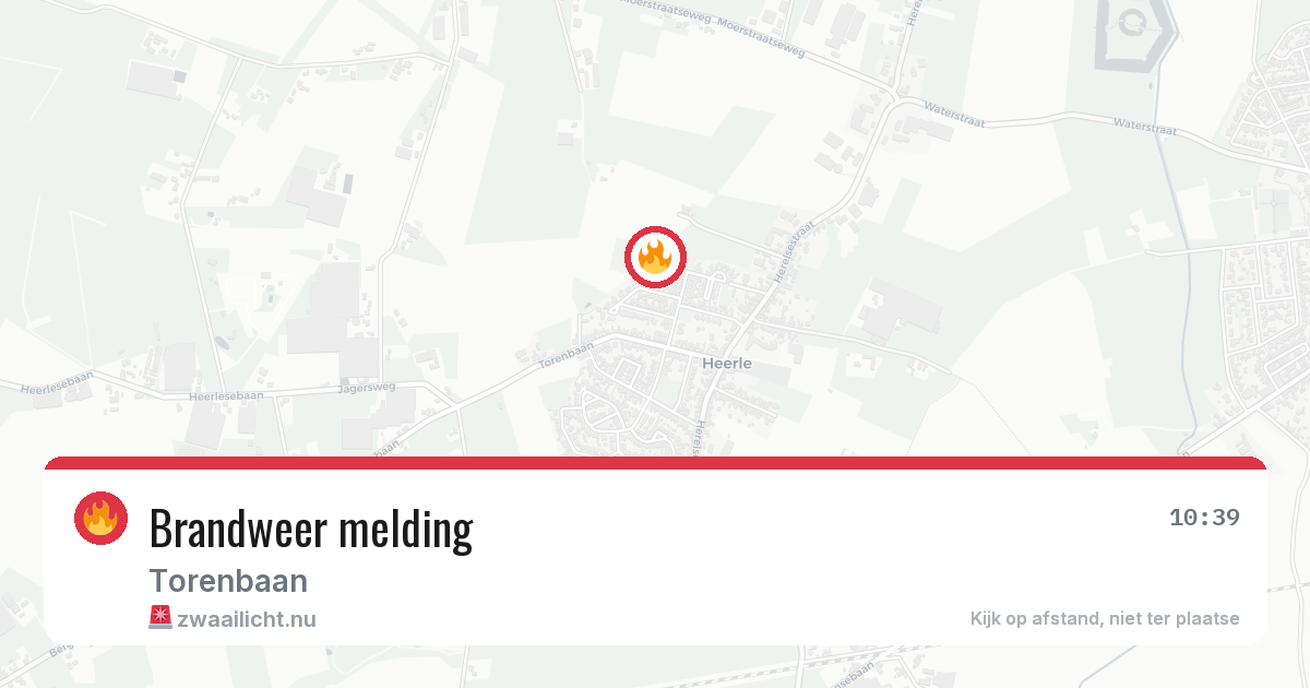 Brandweer melding — 15 jul 2026