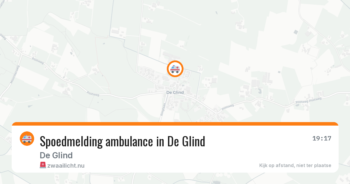 Spoedmelding ambulance in De Glind — 2 jun 2026