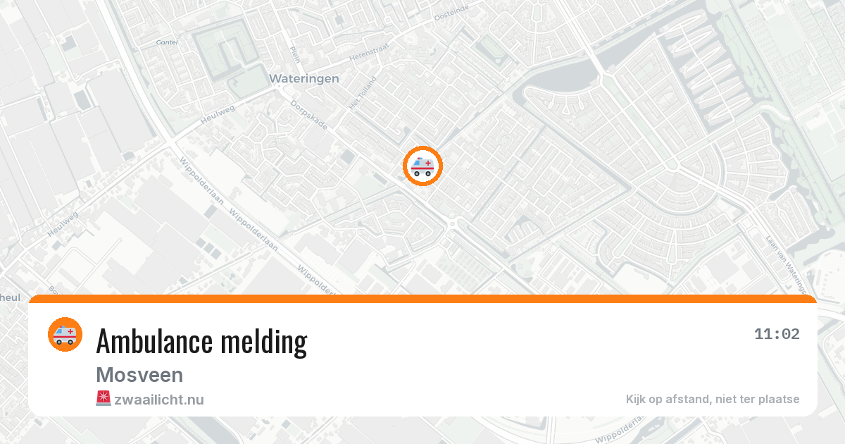 Ambulance melding — 24 jan 2026