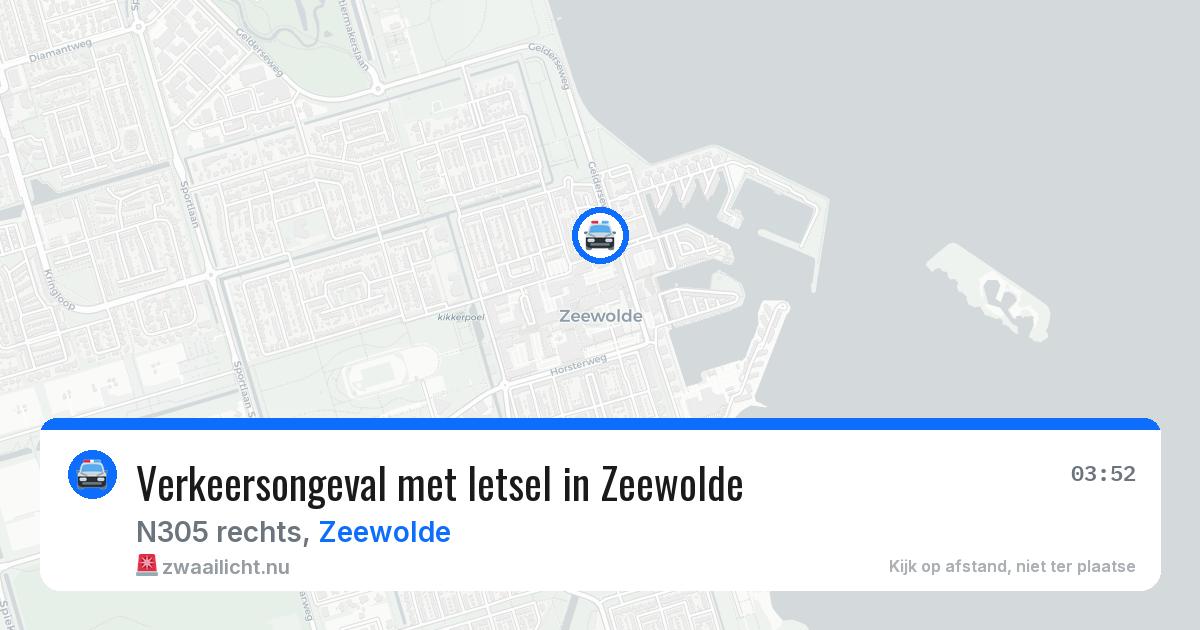 Verkeersongeval met letsel in Zeewolde — 8 feb 2026