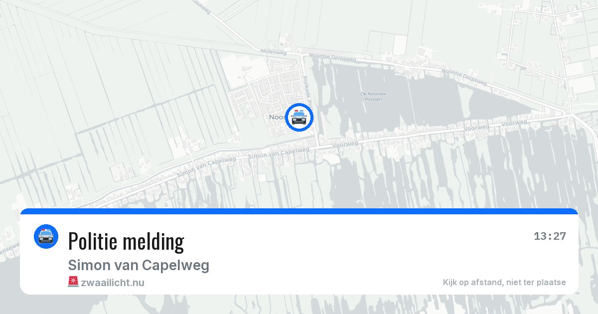 Politie melding — 23 mei 2026