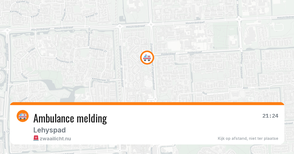Ambulance melding — 1 jul 2026