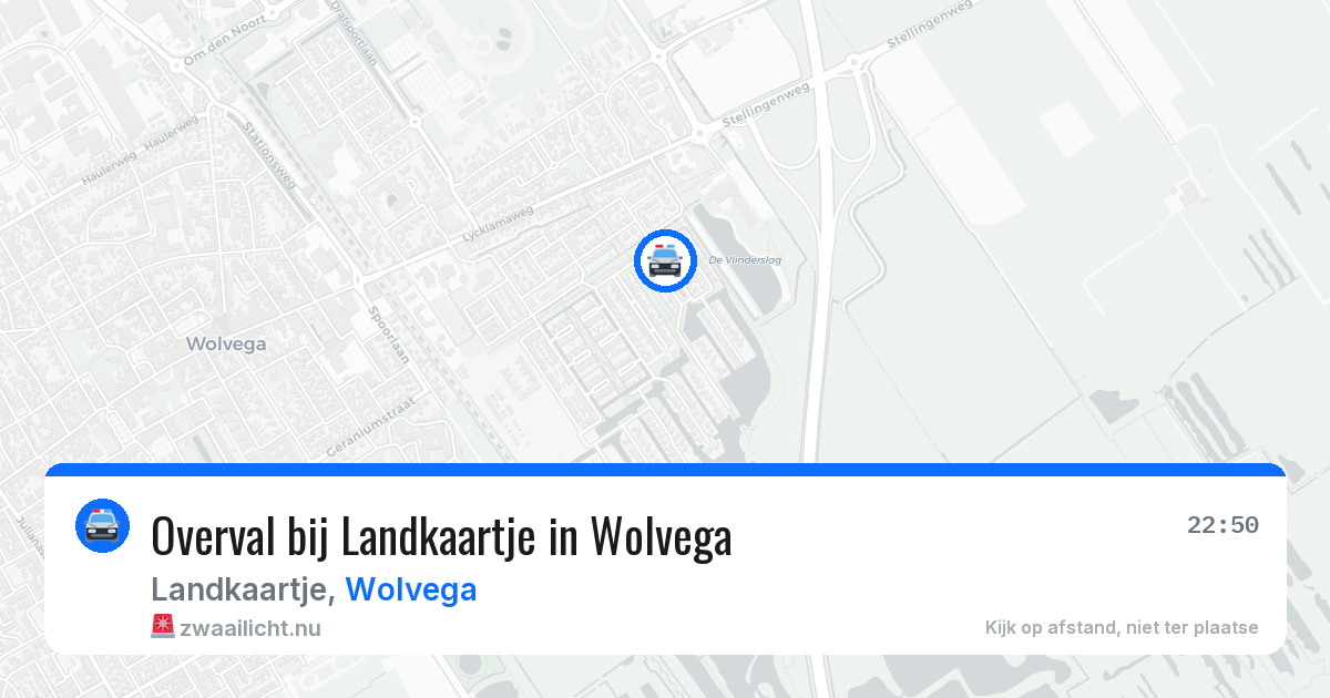 Overval bij Landkaartje in Wolvega — 30 jun 2026