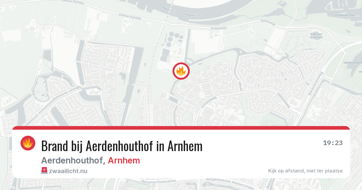 Brand bij Aerdenhouthof in Arnhem — 14 jul 2026