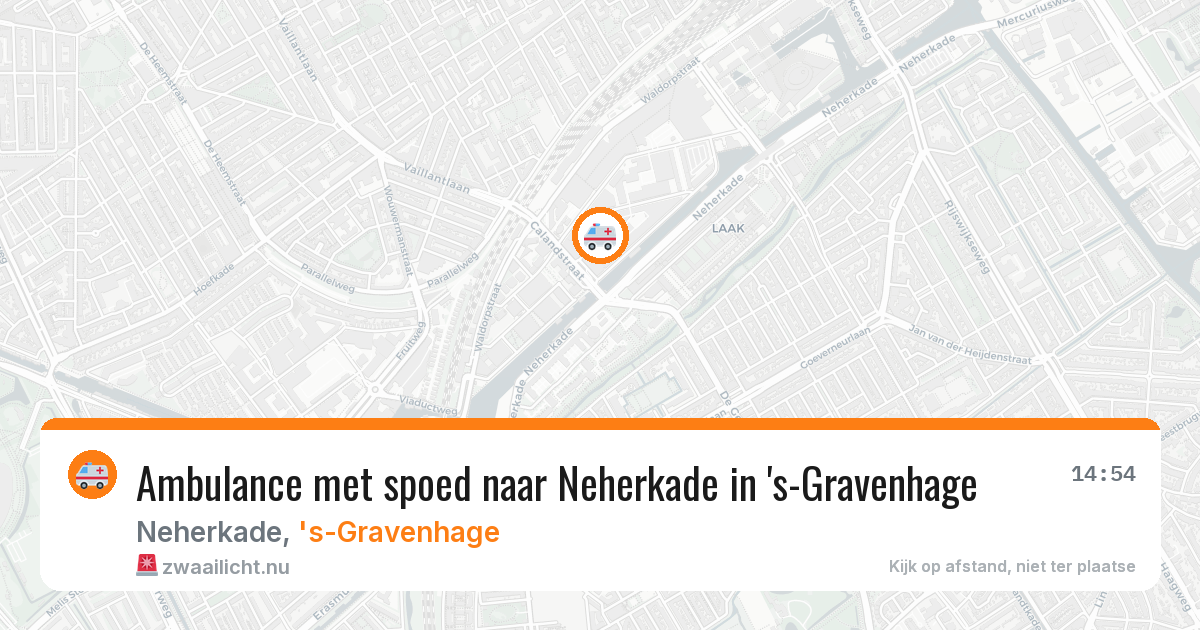 Ambulance met spoed naar Neherkade in 's-Gravenhage — 28 feb 2026
