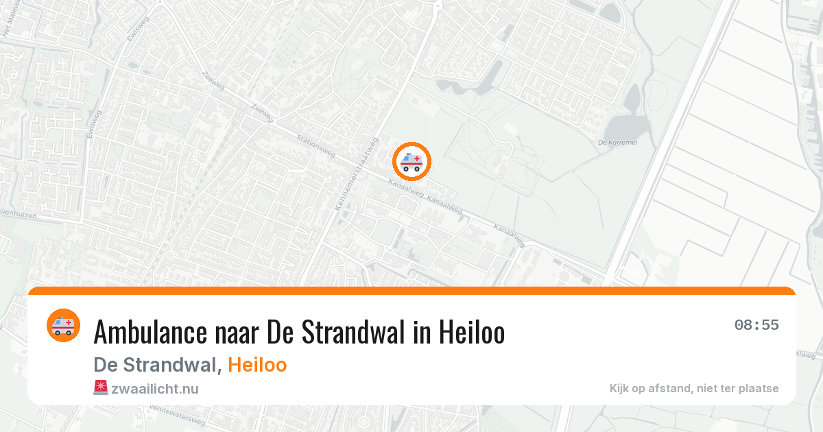 Ambulance naar De Strandwal in Heiloo — 6 apr 2026
