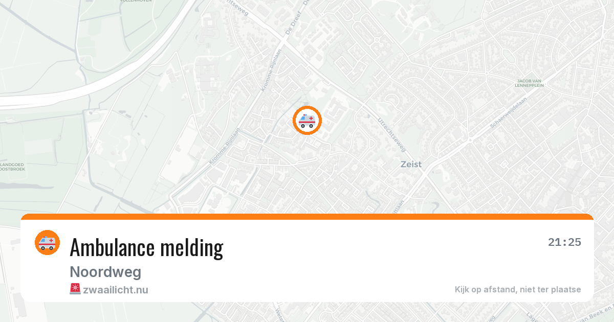 Ambulance melding — 20 mei 2026