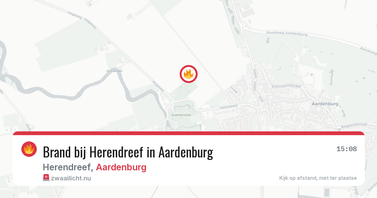 Brand bij Herendreef in Aardenburg — 24 jul 2026
