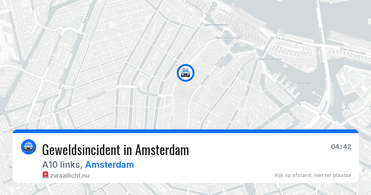 Geweldsincident in Amsterdam — 28 mrt 2026