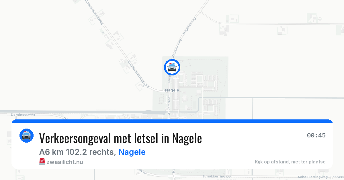 Verkeersongeval met letsel in Nagele — 3 feb 2026