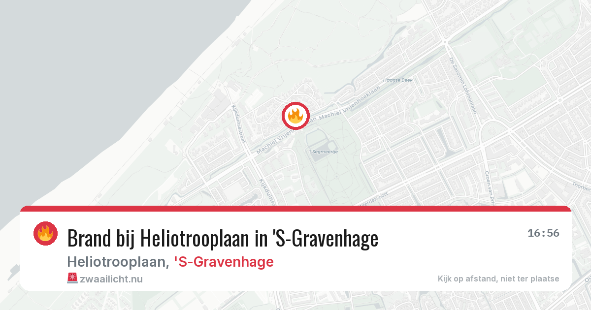 Brand bij Heliotrooplaan in 'S-Gravenhage — 25 jul 2026