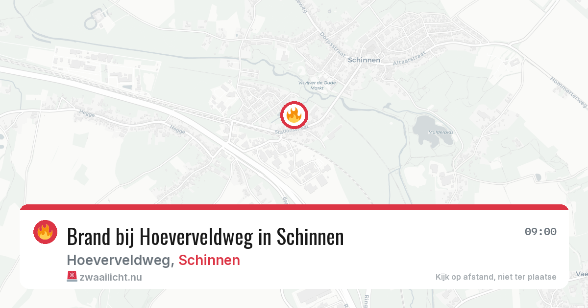 Brand bij Hoeverveldweg in Schinnen — 1 jul 2026