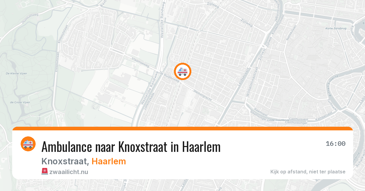 Ambulance naar Knoxstraat in Haarlem — 22 jul 2026