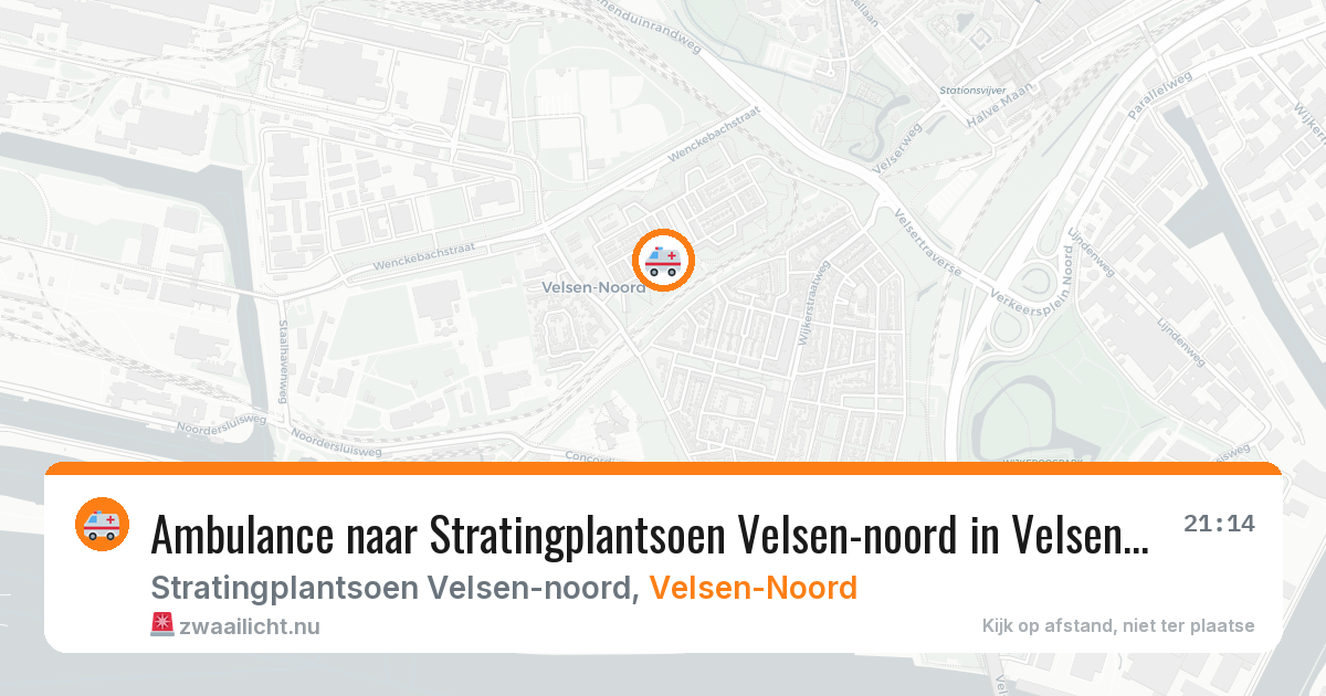 Ambulance naar Stratingplantsoen Velsen-noord in Velsen-Noord — 18 mrt 2026