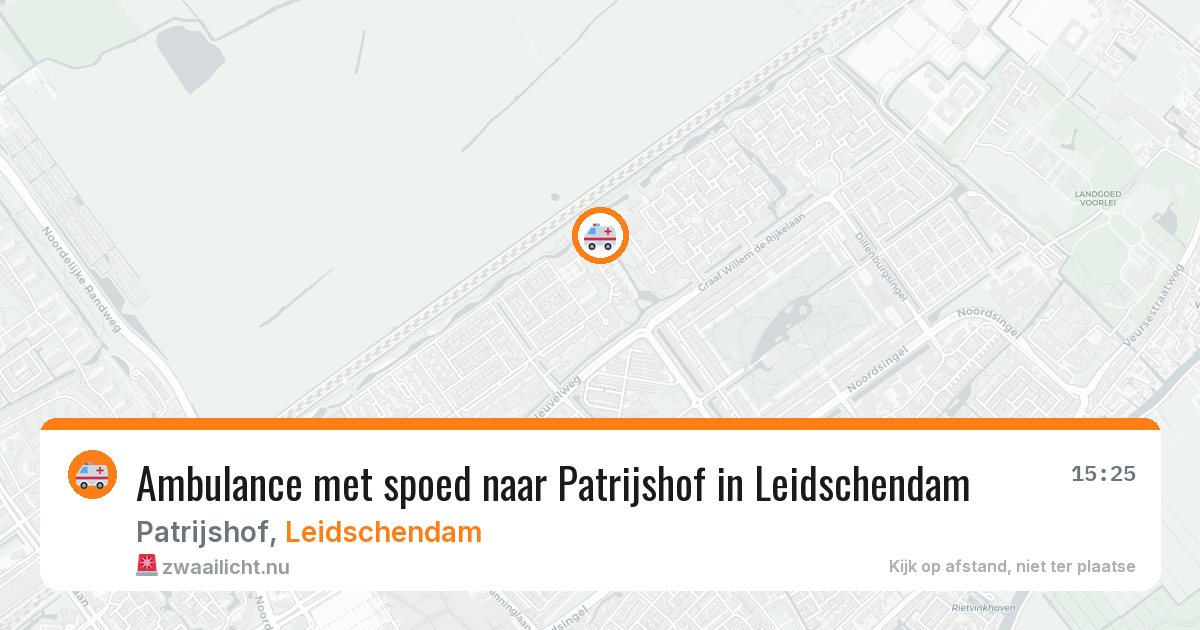 Ambulance met spoed naar Patrijshof in Leidschendam — 21 jan 2026