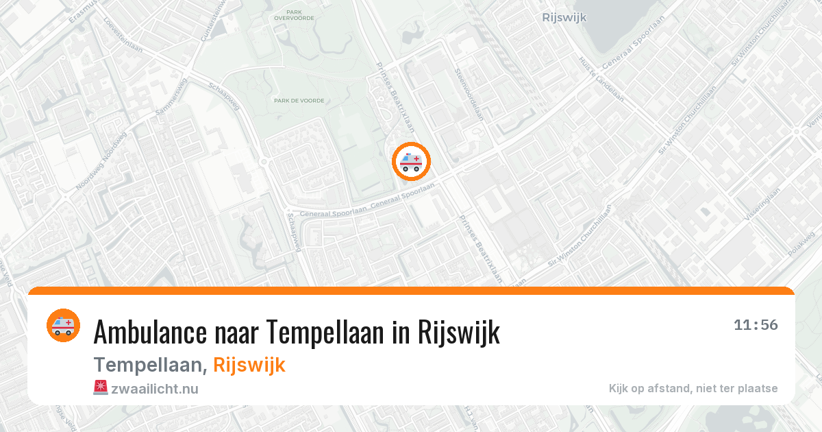 Ambulance naar Tempellaan in Rijswijk — 14 feb 2026