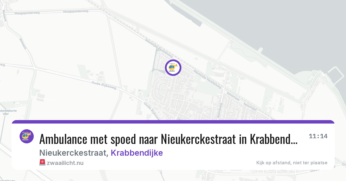 Ambulance met spoed naar Nieukerckestraat in Krabbendijke — 9 feb 2026