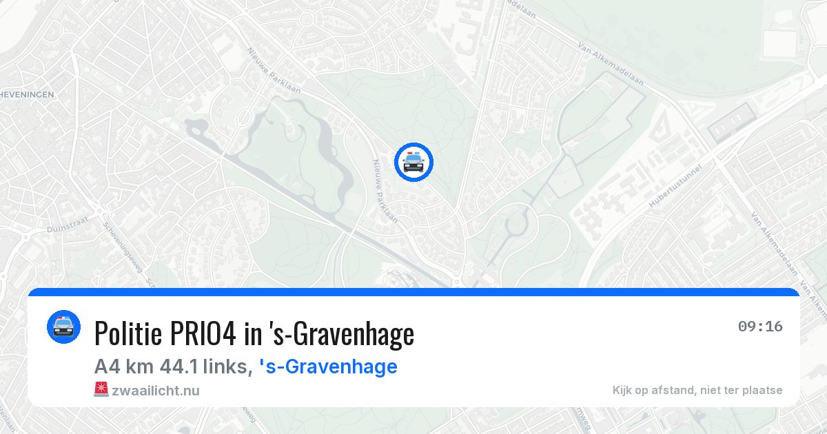 Politie PRIO4 in 's-Gravenhage — 26 mrt 2026 | 🚨 Zwaailicht.nu