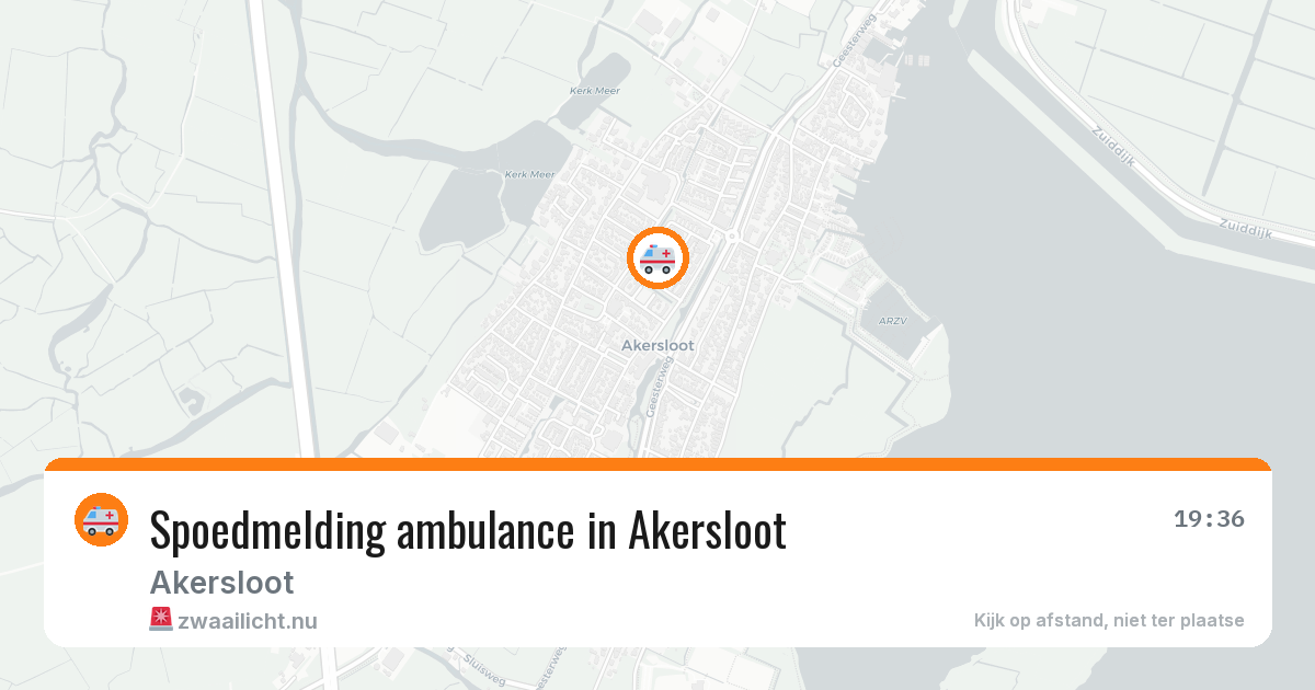 Spoedmelding ambulance in Akersloot — 30 jan 2026