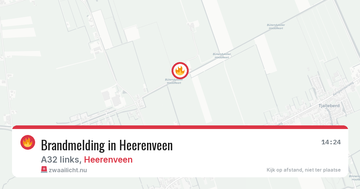 Brandmelding in Heerenveen — 27 mei 2026